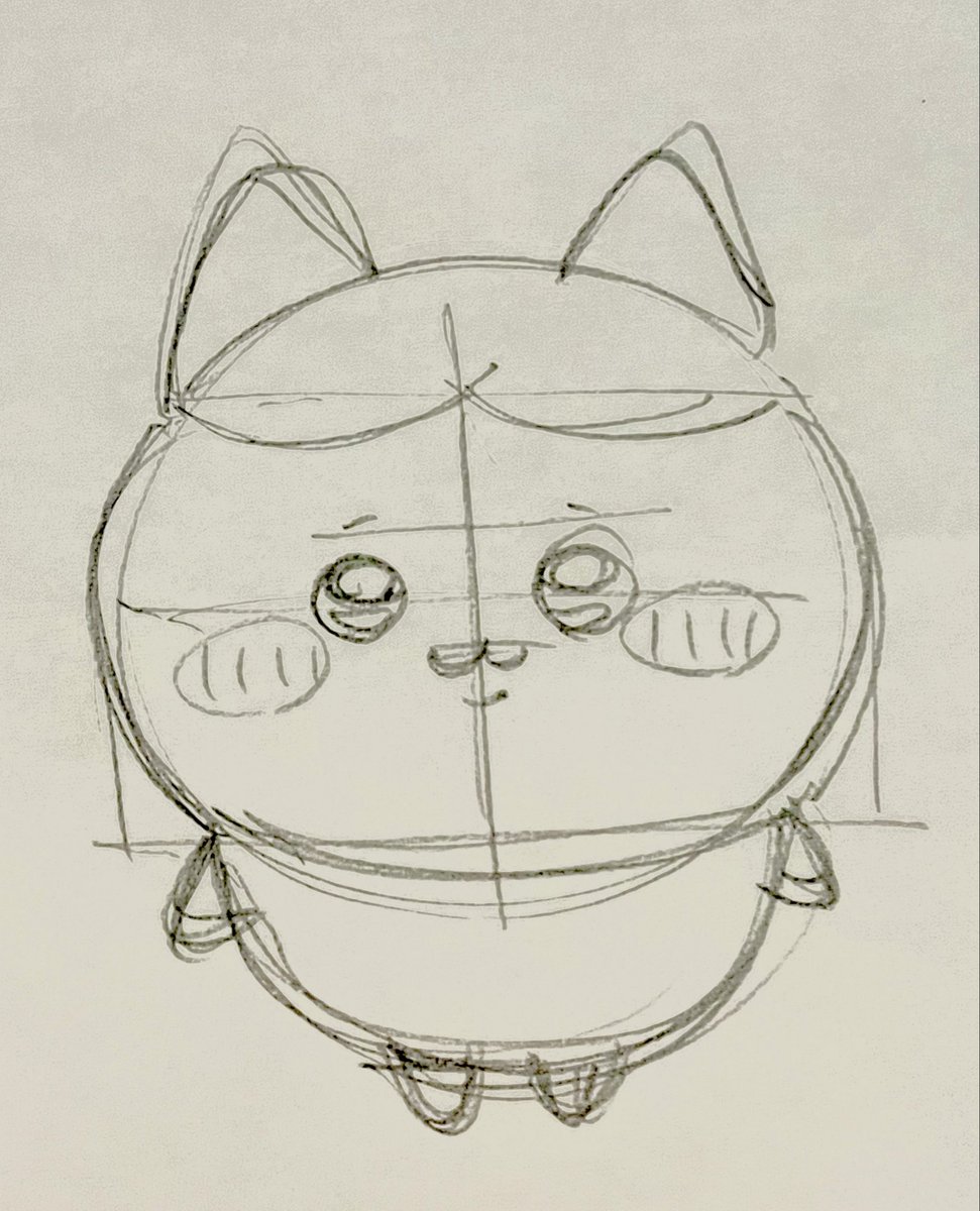 私のハチの描き方 写真のようにあたり取ります ペン入れします 以上