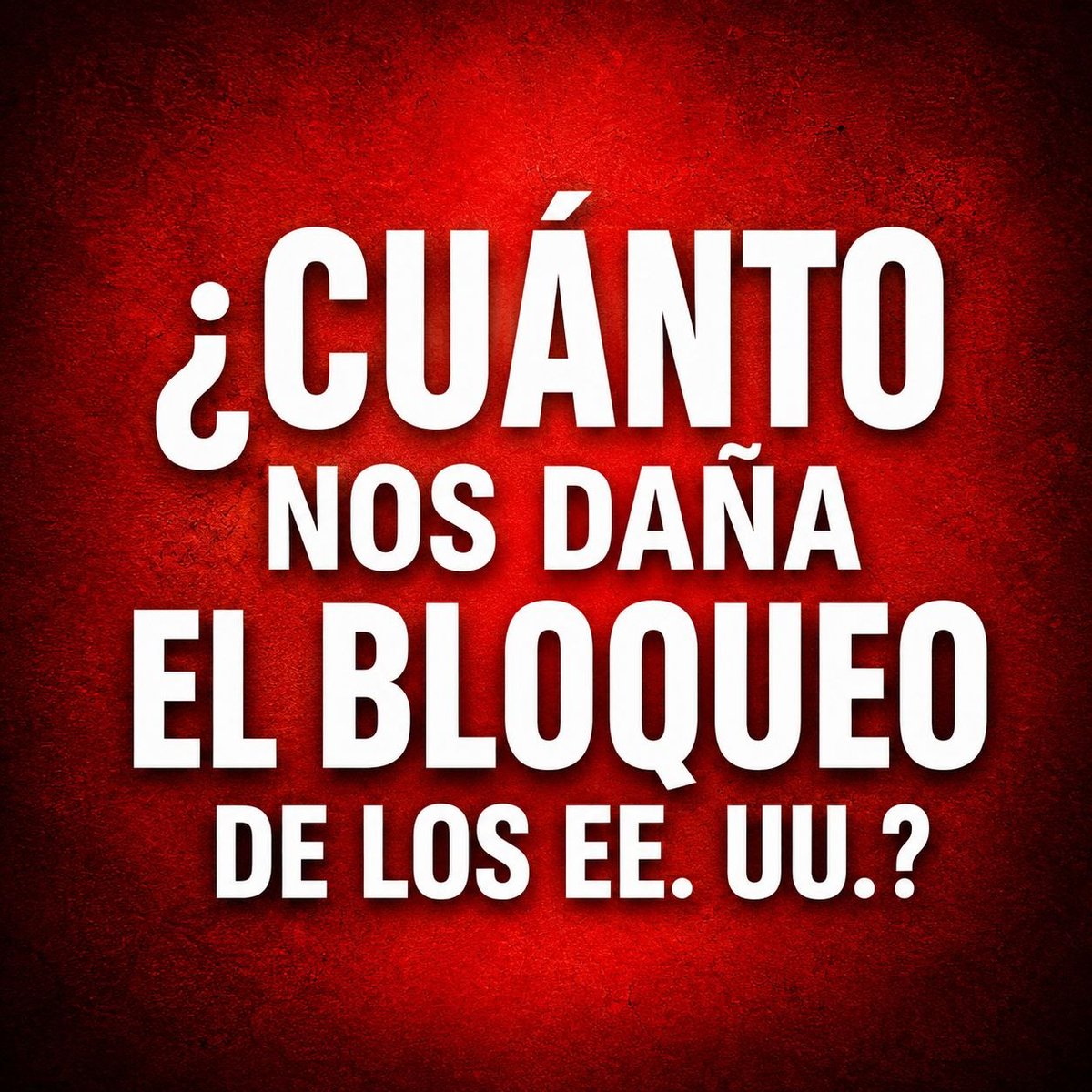 ArnerMarrero's tweet photo. ¿CUÁNTO NOS DAÑA EL BLOQUEO DE LOS EE. UU.?
📊 Según cifras oficiales presentadas por Cuba:
💰 Más de 5 056 millones de dólares en pérdidas en un año.
📅 Más de 164mil millones de dólares .Mucho se haría con eso! #TumbaElBloqueo @DiazCanelB @edelso_ramos @MaydaSurez1 https://t.co/HBaI8mDxoO