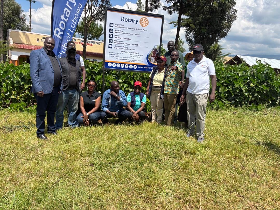 RCLubowa's tweet photo. Today, @RctLubowa has commissioned the USD 36,000 Community Water Project at Kapkoros, Bukwo District.  It will supply clean water to 4,800 people. The Action President thanked all the club leaders &amp; members who have contributed to this success in various ways. https://t.co/VLaOCLuOQR
