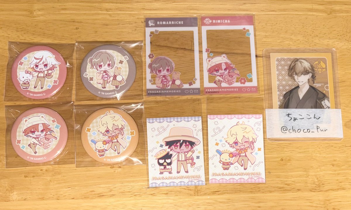 choco_Pur's tweet photo. フラガリアメモリーズ　フラメモ　なかよくフェスティバル2026 交換　譲渡　買取
キャラバッジコレクション クリアカード ぺたコレ

【譲】画像のもの

【求】同種プルース>定価+送料

缶バッジは〜5点程度、クリカ・ぺたコレは〜3点程度目安に買取も検討

郵送交換希望
よろしくお願い致します。 https://t.co/wjjsrnjHEn