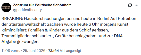 AtlasHoof's tweet photo. Nun ja...
Gerne würde ich aufrichtiges #Mitleid bekunden.
Doch da mir Gleiches widerfahren ist und ich bis heute mit den Folgen zu ringen habe — obwohl ich weder #rechtsextrem noch #linksextrem bin — wäre dies wohl nichts weiter als #Heuchelei, fürchte ich. https://t.co/reXQyKL8mG