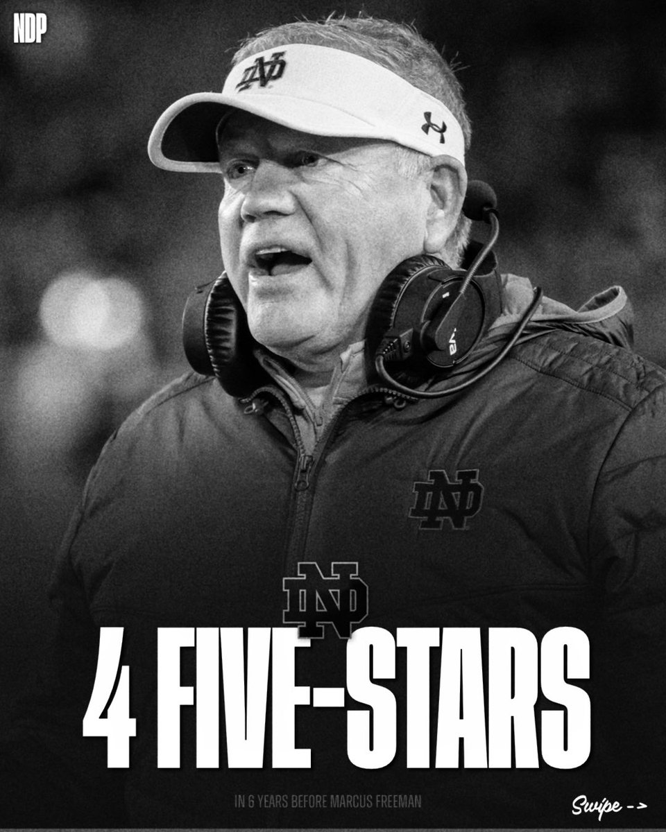 notredameplanet's tweet photo. The Golden Standard. 🔑

Freeman is different.

#GoIrish ☘️ https://t.co/AypFha2Q7n