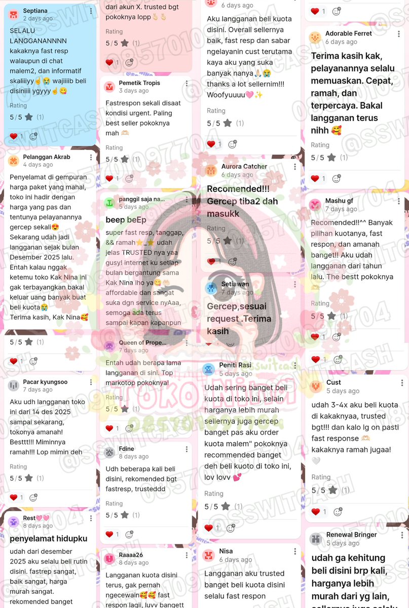 asamanics's tweet photo. alooo mat malamm guis~ nina ridii kuota akrab XL &amp; AXIS, bisa sung proses add sekarang yaa . . mari jajan!

💌 fast respon : https://t.co/0OQ9EUrkh9

( #zonauang ) pr🅾️mo paket data mur🅰️h https://t.co/VCzA0cddgP
