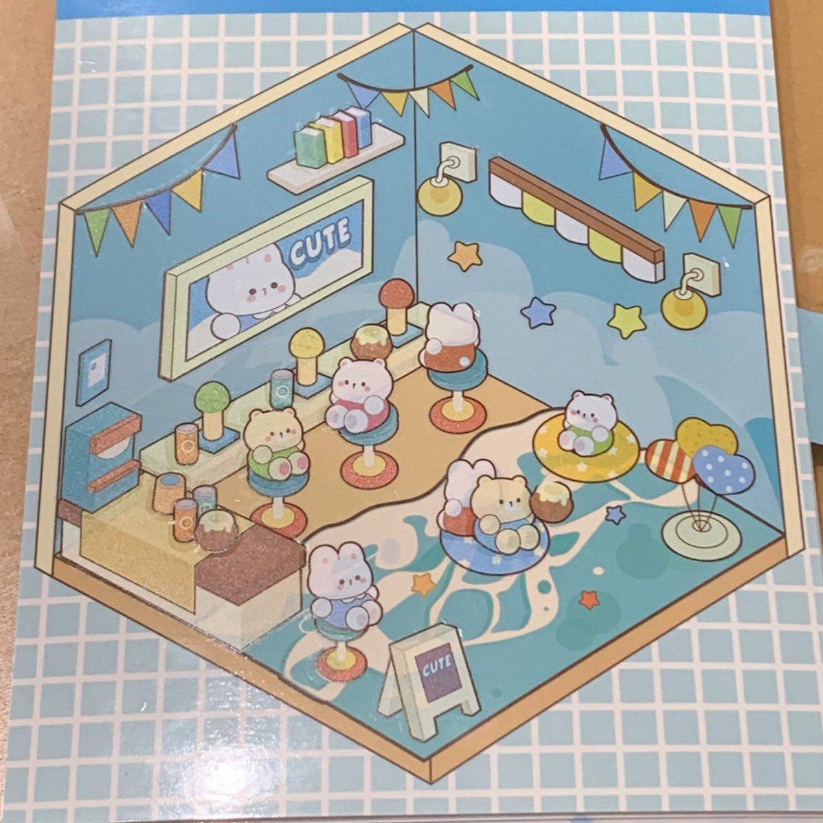 FujitamaFMD's tweet photo. シールペタペタ…楽しい♪🐶 https://t.co/xulu4JXshc