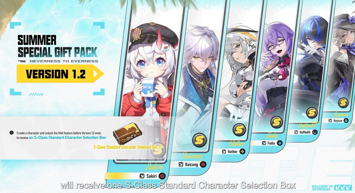 NTE_Ani_Info's tweet photo. FREE S CLASS STANDARD CHARACTER in V1.2!!

#NTE https://t.co/3VzUOhNjxB