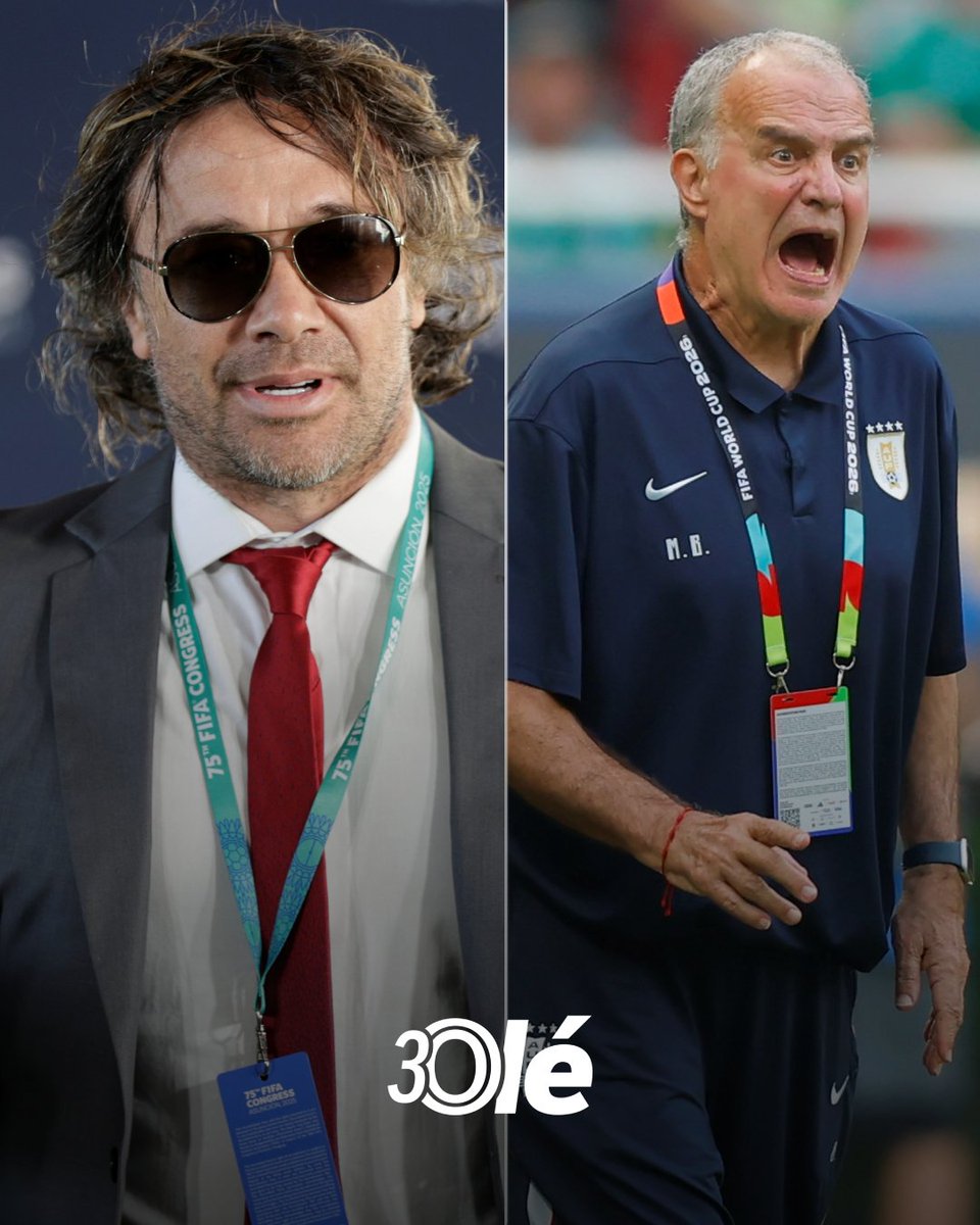 DiarioOle's tweet photo. LAS DURAS CRÍTICAS DE LUGANO A BIELSA 💥

😤🇺🇾 El ex jugador uruguayo fue muy duro con el DT de la selección y cuestionó su proceso tras la eliminación del Mundial

🗣️ "Bielsa contaminó el ambiente, nunca entendió dónde estaba y los jugadores nunca lo entendieron. Un DT que no debió estar en el Mundial, amarrado por un contrato millonario"

🗣️ "Me da pena por los muchachos porque no pudieron competir. Es un error que espero que Uruguay nunca más cometa"

🎙️ Telemundo Deportes