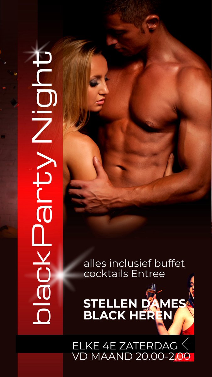 SwingersOase's tweet photo. #parenclub #black #stellen #swingersclub #swingersclub #stellen #blackswingers #blackstel #blackmen #blackdame zaterdag druk bezocht door stellen en single dames die op zoek zijn naar black heren
Bekijk ons spannende black lovers party swingersoase https://t.co/7j6RNo7aPB