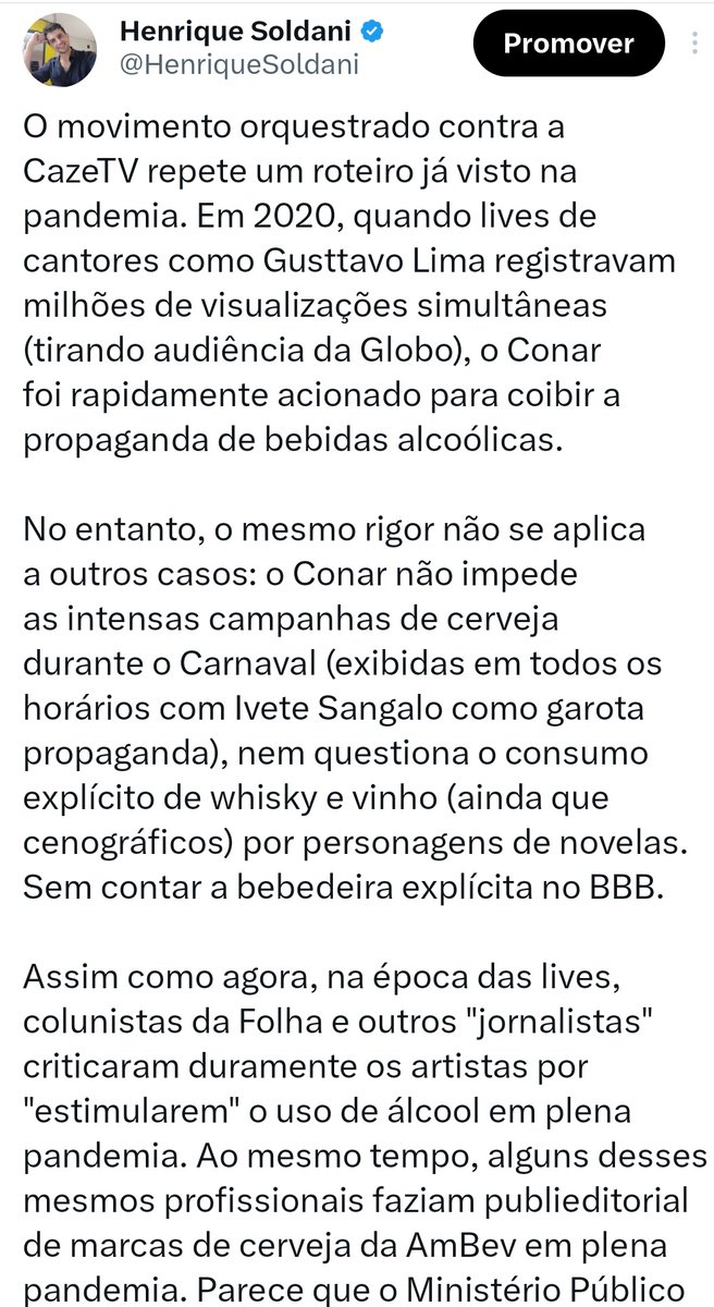 HenriqueSoldani's tweet photo. Há mais de duas décadas, o Conar serve apenas para perseguir quem ousa tirar anunciantes da Globo. O mesmo presidente do órgão trabalhava no comercial da emissora. https://t.co/nJYOGWDFsU