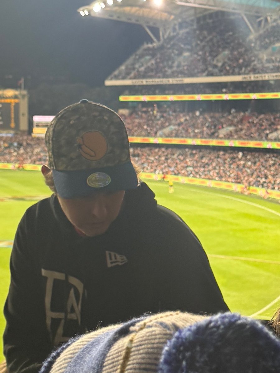 MarkMania21's tweet photo. @PAFC @Adelaide_FC @7NewsAdelaide @FootyonNine @9NewsAdel @TheAdelaideOval @1116sen @1395FIVEAA  this guy should be banned. Absolute disgrace of a human. I quote. “How’s ya brother going Dawson” shameful behaviour. https://t.co/W3xVLxOqkV