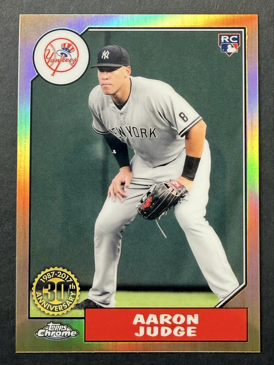 WaterPlantGuy's tweet photo. @3bangerbreaks 2017 Topps Chrome - 1987 Design Aaron Judge #87T-8 (RC) SILVER

https://t.co/RAFBixkilS https://t.co/cIuUhbxJCf