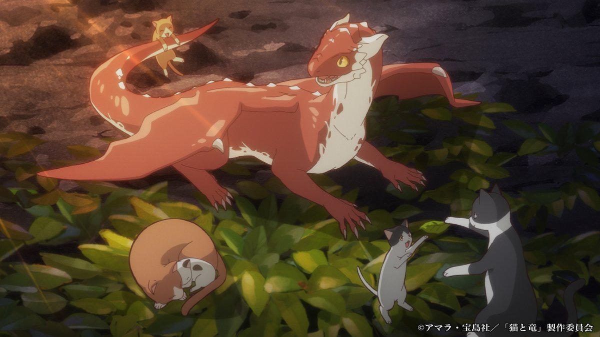 NekoRyuu_PR's tweet photo. ＼地上波1週間先行・最速配信スタート！／

TVアニメ『#猫と竜』
第1話「猫と竜」は、
ただいまより先行配信スタート！🐈

🐾dアニメストア
https://t.co/YIP3kzvhkV

🐾ABEMA
https://t.co/U81Dtn5QRx

▼あらすじはこちら！
https://t.co/OGFIY332Re

#nekoryuu https://t.co/IoQY1SAUCP