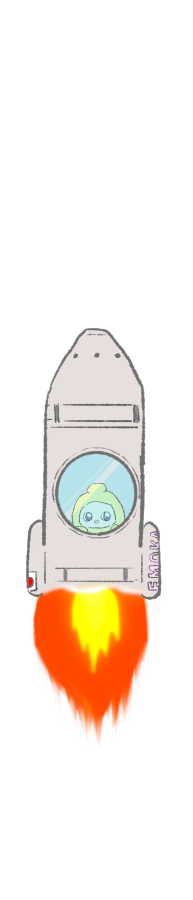 EmokaGlobal's tweet photo. タップして上にスワイプでTLをロケットで飛んでいくEmoka https://t.co/ygZxAibSVE