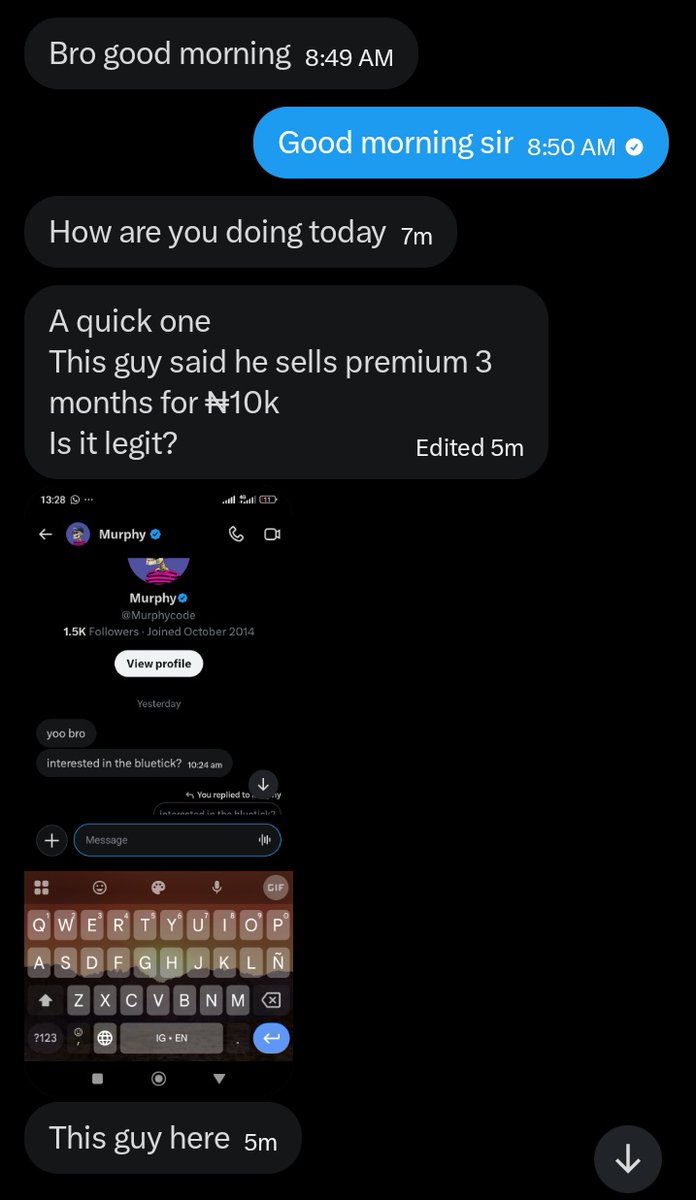 Remy0og's tweet photo. Yes, he is legit keep connecting and also work with him @Murphycode https://t.co/ZRbF6ikeZS