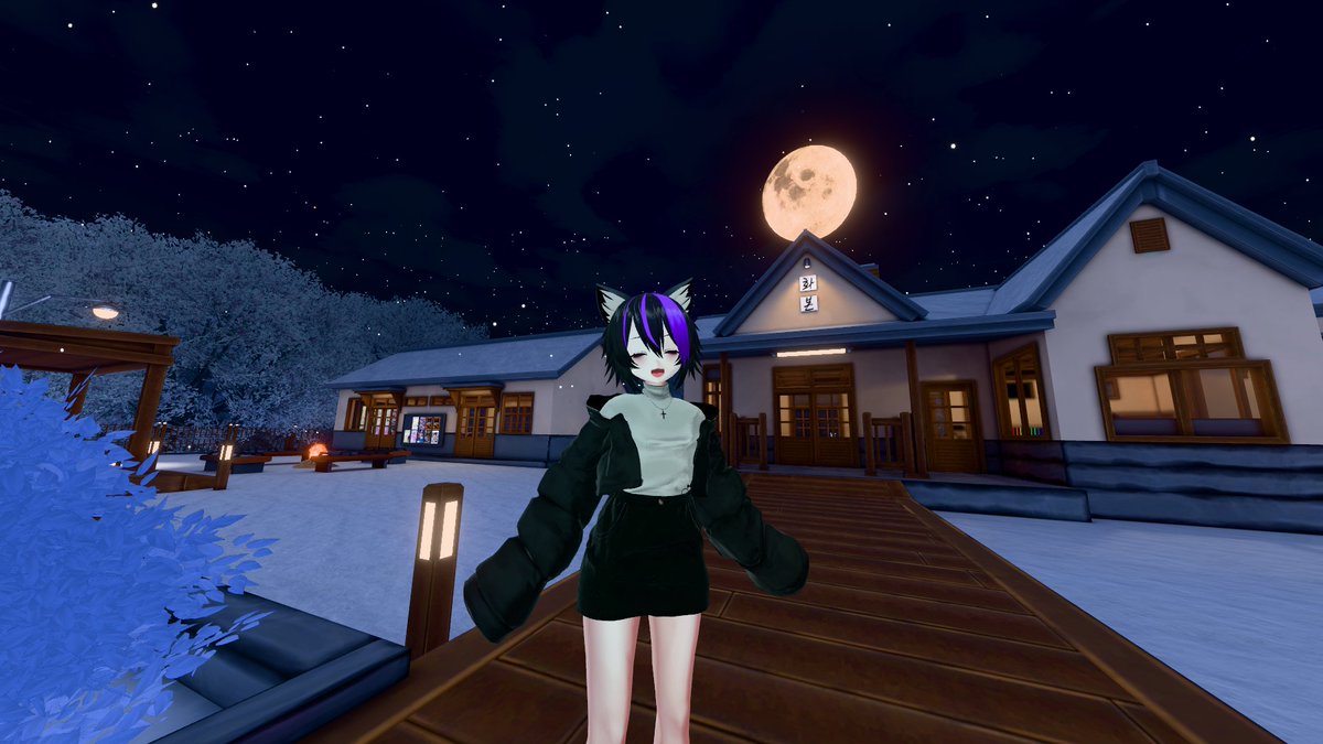 HanBolme's tweet photo. #VRChat #街狐  一歩遅れた冬2 https://t.co/Ae3DnfXPWu