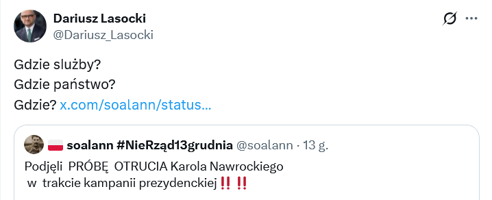 Bart_Wielinski's tweet photo. Salonik VIP nie zażarł, 
nienawiść wobec Ukraińców najwyraźniej też nie, 

to teraz grzeją otrucie prezydenta 

Co to jest za żałosna hałastra... https://t.co/MeVXGWK4AS