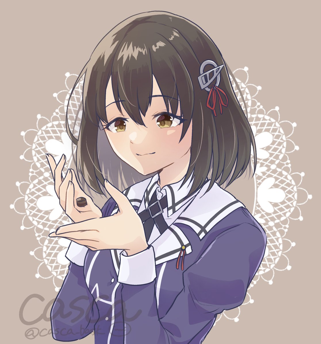 casca_bask's tweet photo. 羽黒さんとチョコレート https://t.co/DEa5c2znkf