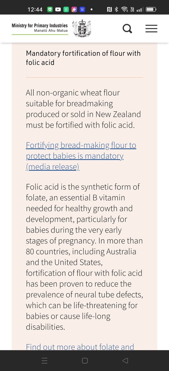 EastCoastNan's tweet photo. @wideawake_media NZ ex PM mandated adding folic Acid to bread to combat neural defects, seems Oz and the US too. Hows that going for men n boys https://t.co/yvcvnMgdvV