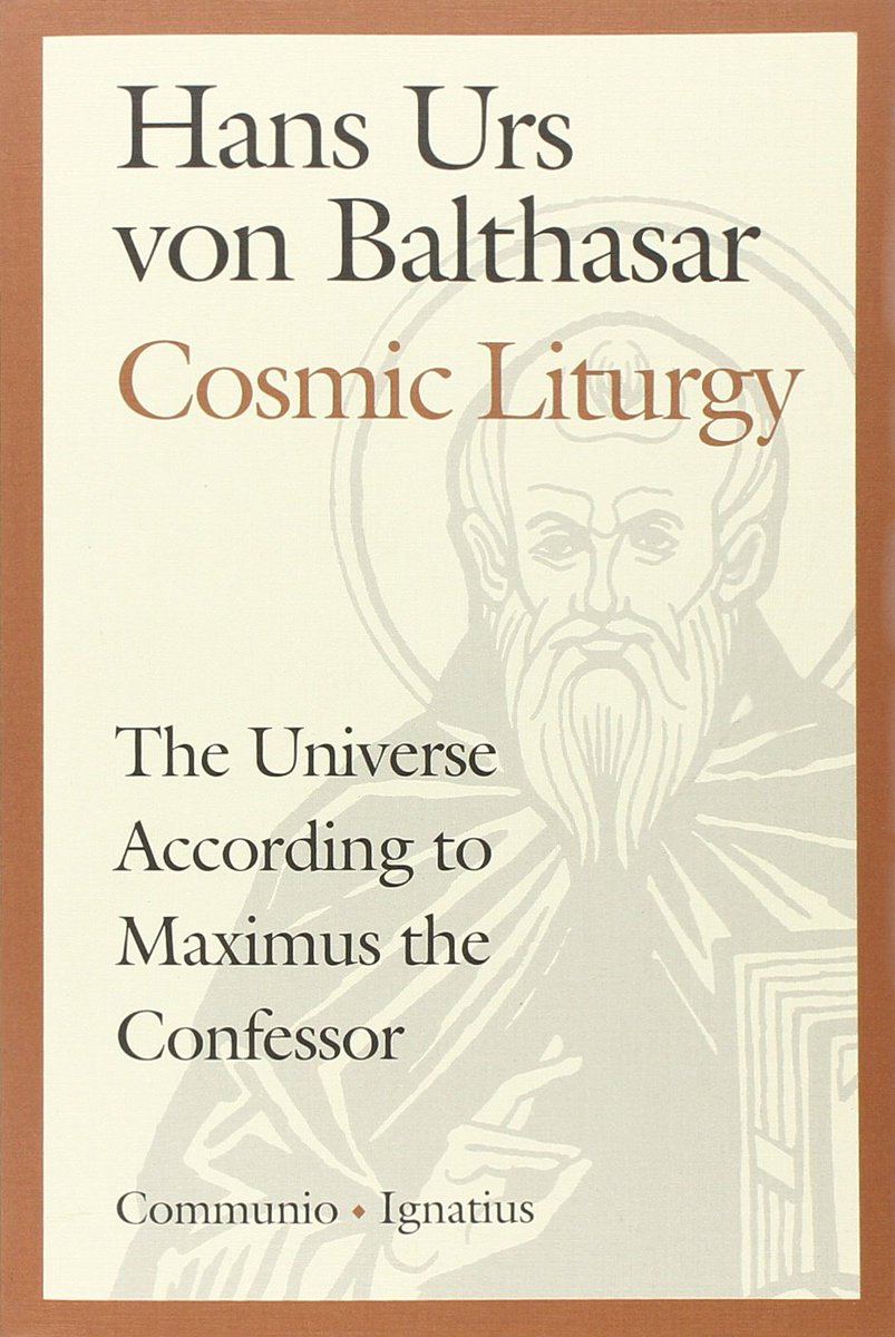 DinisFelipe1's tweet photo. “Maximus expressly says that the Incarnation-more precisely, the drama of Cross, grave, and Resurrection-is not only the midpoint of world history but the foundational idea of the world itself. The Redeemer is the borderline between all sensible and intellectual motion. For him all the ages were established, along with everything they contain; this synthesis of God and the world is a divine idea, which is older and more deeply hidden than all things and for which everything else remains simply an approach, a means of achievement. And because Maximus does not intend to demonstrate a necessity [for the Incarnation] in the metaphysical sense, but rather [to point to] the meaning of history itself-all history!-he also includes the historical process of sin in this supreme synthesis.” - Balthasar - Cosmic Liturgy, p. 134.