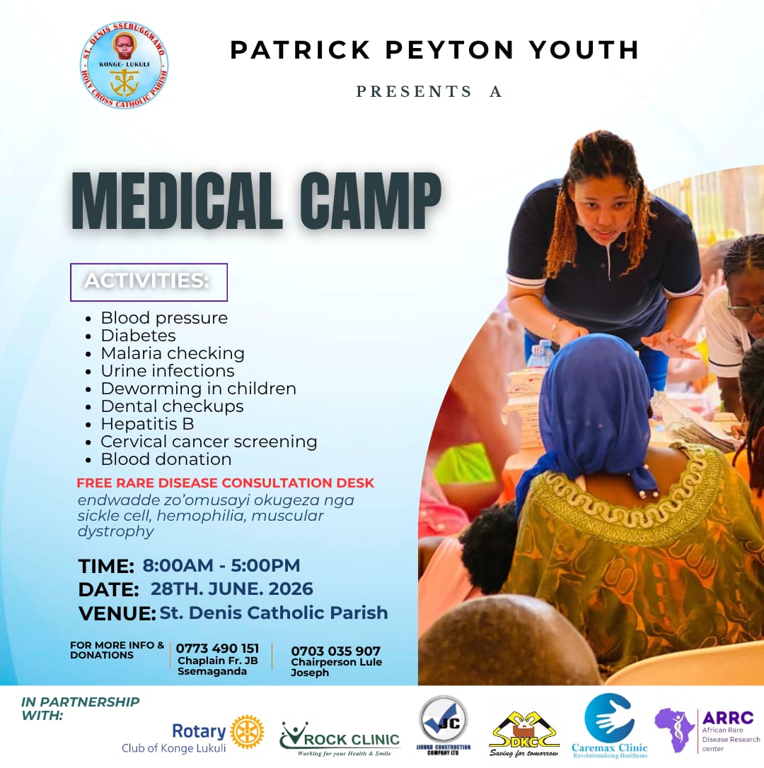 Umarb2k's tweet photo. Our people living in areas of Kansanga, makindye, konge and  Buziga, we'll be screening for Diabetes, hypertension, cervical cancer and others. A special desk will handle people living with rare, undiagnosed conditions. 
Call 0200993232 for more inquiries 
#RareButNotAlone #arrc https://t.co/1vACN7Th0P