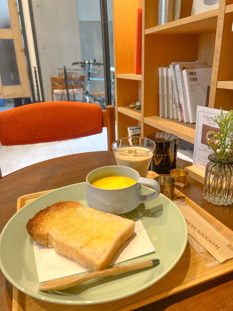 mintchan_blue's tweet photo. 開化堂カフェ、行くたびに特大の愛と癒しを受け取って帰ってくる。新メニューのスープ、絶対また頼むと決意する美味しさだった。 https://t.co/Ica3JXGgJJ