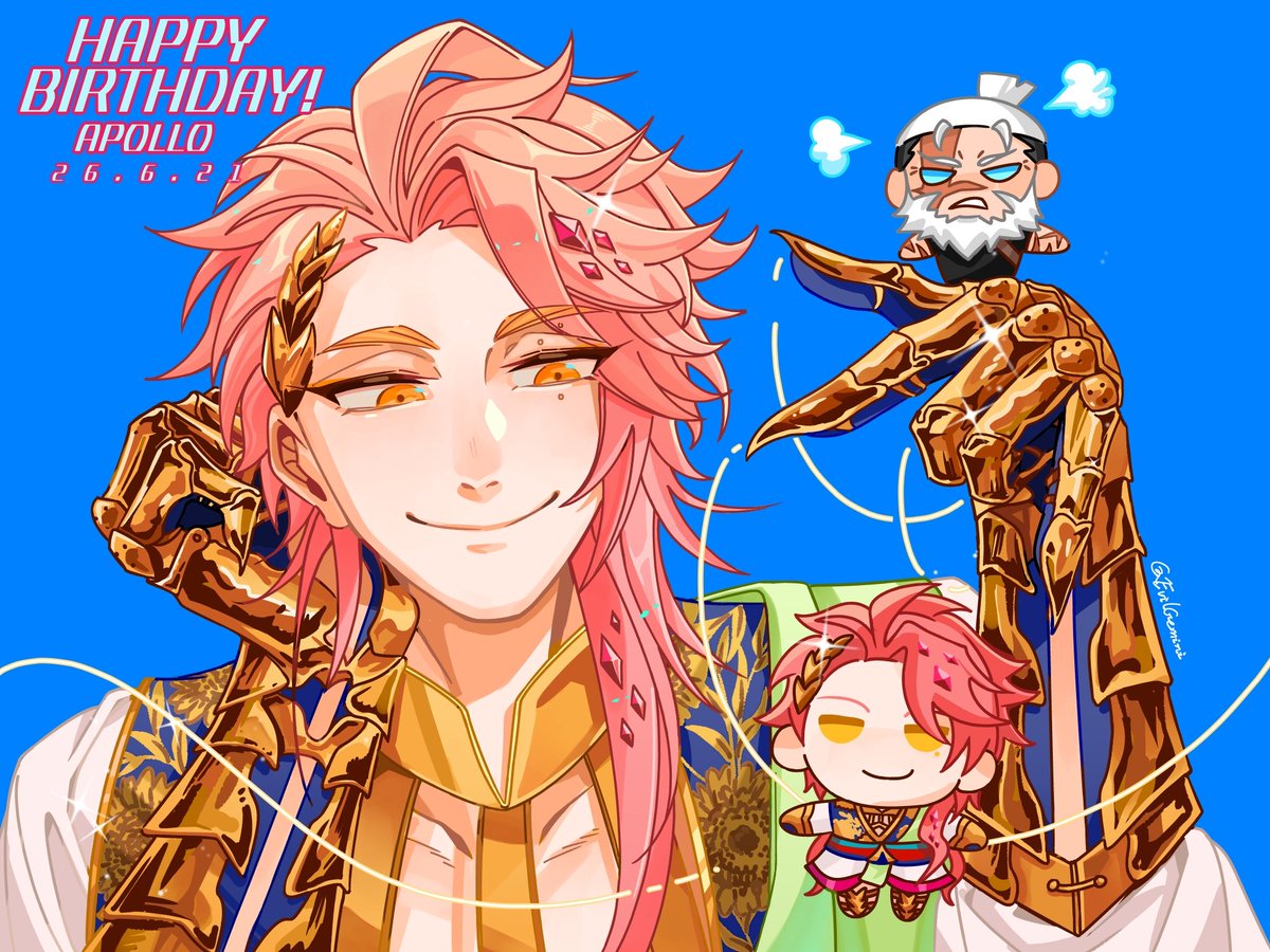 EvilGemini000's tweet photo. 迟到了但是依旧
happy birthday！APOLLO☀️🎉🎉🎉 https://t.co/caeyy9pWFi