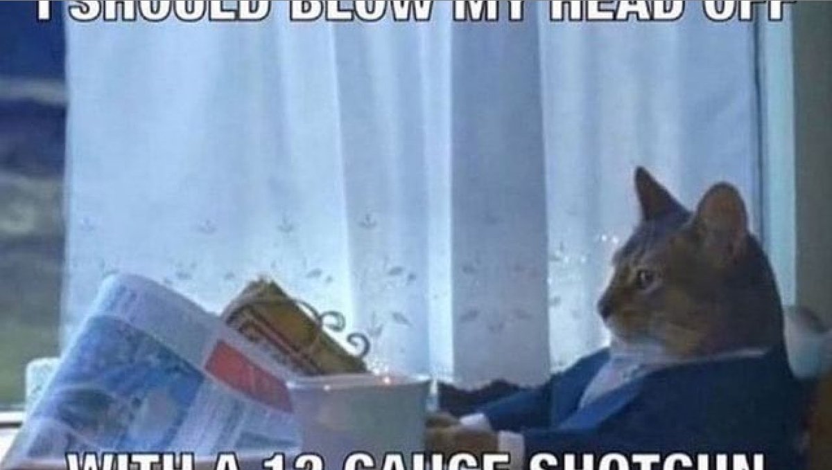 libgod1's tweet photo. Me whenever I face a minor inconvenience in life: https://t.co/BNNm7N2dKT