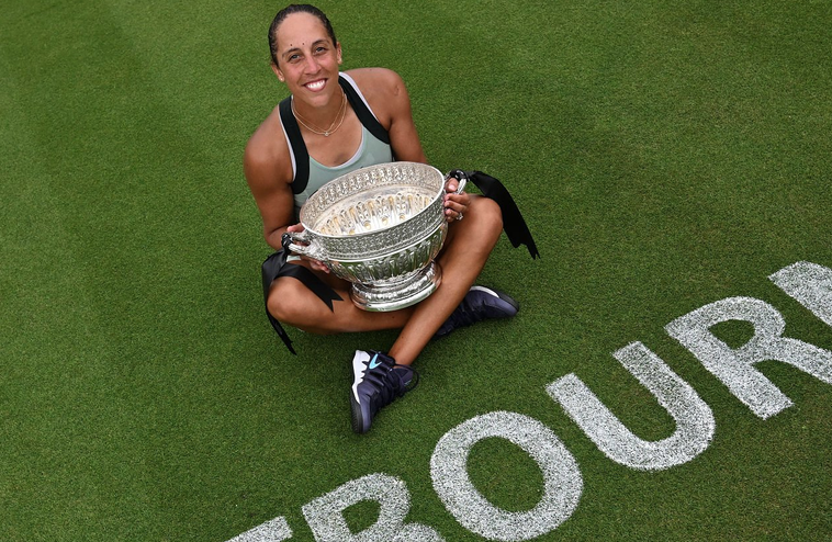 josemorgado's tweet photo. Madison Keys:
11 career titles
4 on grass
3 in Eastbourne (2014, 2023, 2026) https://t.co/t1d9jP3Mgo