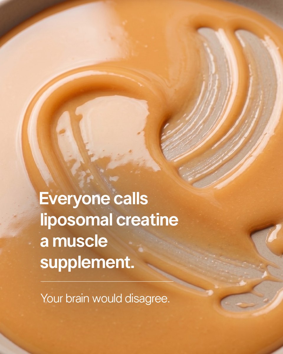 thegarybrecka's tweet photo. You should be taking creatine, even if you never step foot in a gym.

One of the biggest myths I hear is that creatine is only for bodybuilders.

The reality is your muscles aren't the only thing that use it. Your brain is one of the most energy-demanding organs in your body, and creatine helps support the system that keeps both your brain and your muscles fueled.
