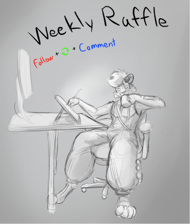 AtlasAerovos's tweet photo. Since my first one worked really well... Time to make it OFFICIALL.

!!!!WEEKLY RAFFLE TIME!!!  

Bust to Full Body sketches with some backgrounds.  

The 8 Winning Characters will be drawn during the streams of the week.
 The rest may get a quick sketched profile pic.

Follow + 🔄 + Comment below your characters.  

Rules:
- No nsfw. (some nudity and gore allowed)
- Must be a new follower to enter.
- Raffle will end Sunday.

#art #furryartㅤㅤㅤ #furryarwork #raffle #stream #artstream