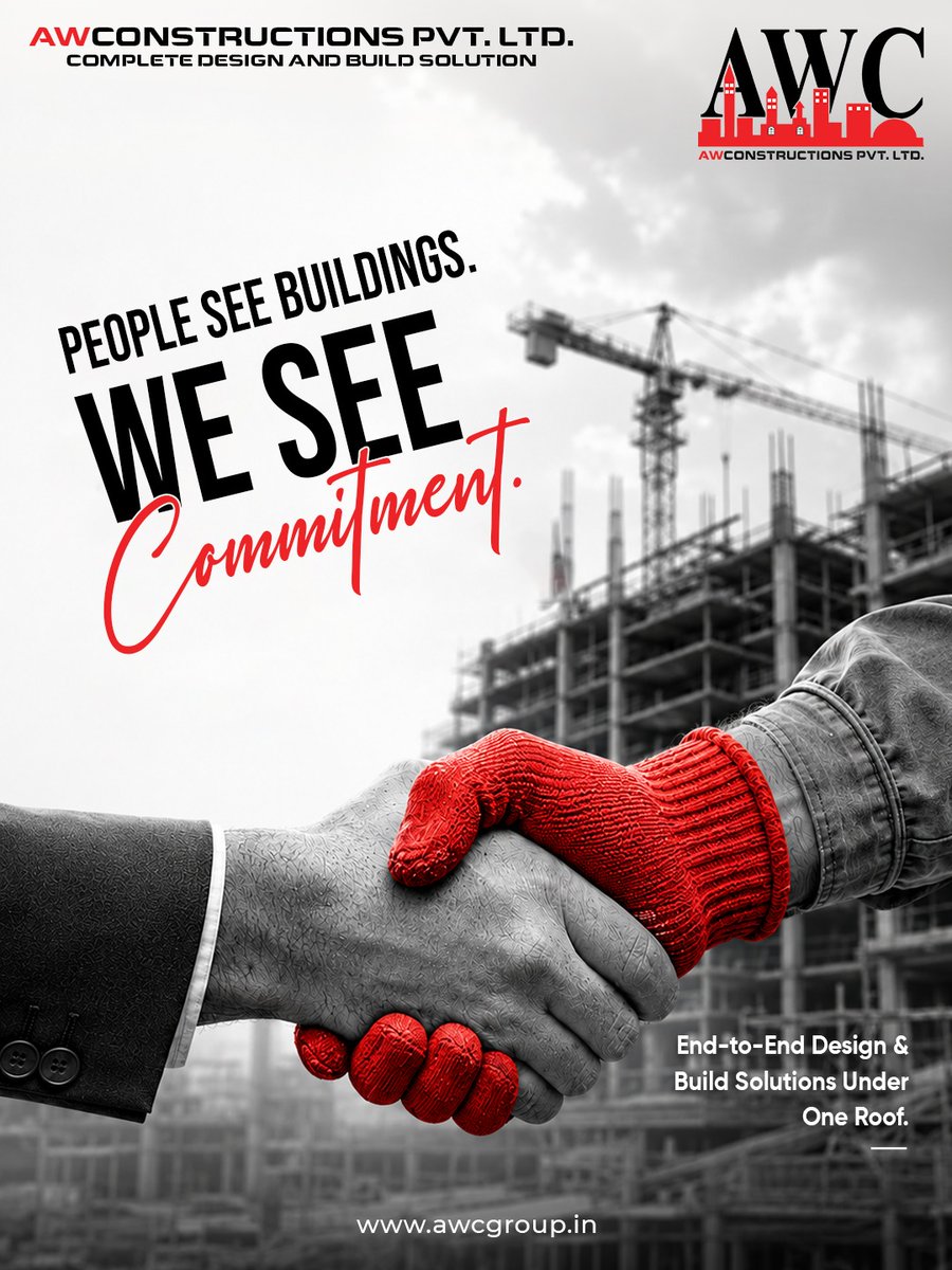 AWConstruc6093's tweet photo. 🏗️ People see buildings.
We see commitment. 🤝

At AW Constructions Pvt. Ltd., we transform visions into strong foundations and timeless structures.

✨ End-to-End Design &amp; Build Solutions Under One Roof.
.
.

📞9630303786📞9993338877 https://t.co/7ksc2zjxPc