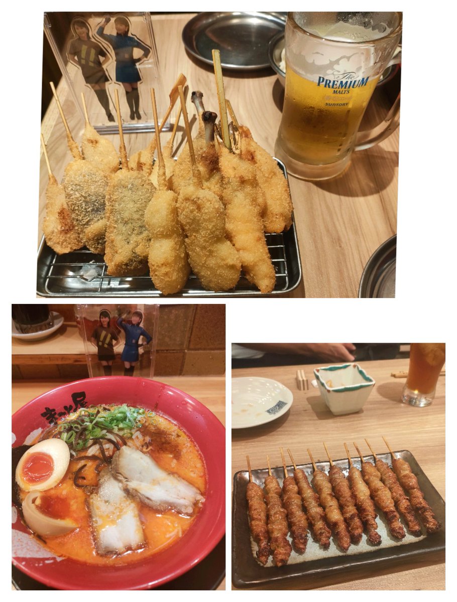 Fight0411cm's tweet photo. 本日の食べ歩き😋本日はドキッと発言多かったですね🤭新曲と思わせて今まで披露されてない曲を今後のコンサートでもやるかもと言われてたのは嬉しいです✨こういう感想嬉しかったとも言われてたので深い内容考えてアンケート投稿しないと🤭

#森高千里
#エスプレッソSUMMERtour 
#ZeppOsakaBayside https://t.co/UmGXgclVeN