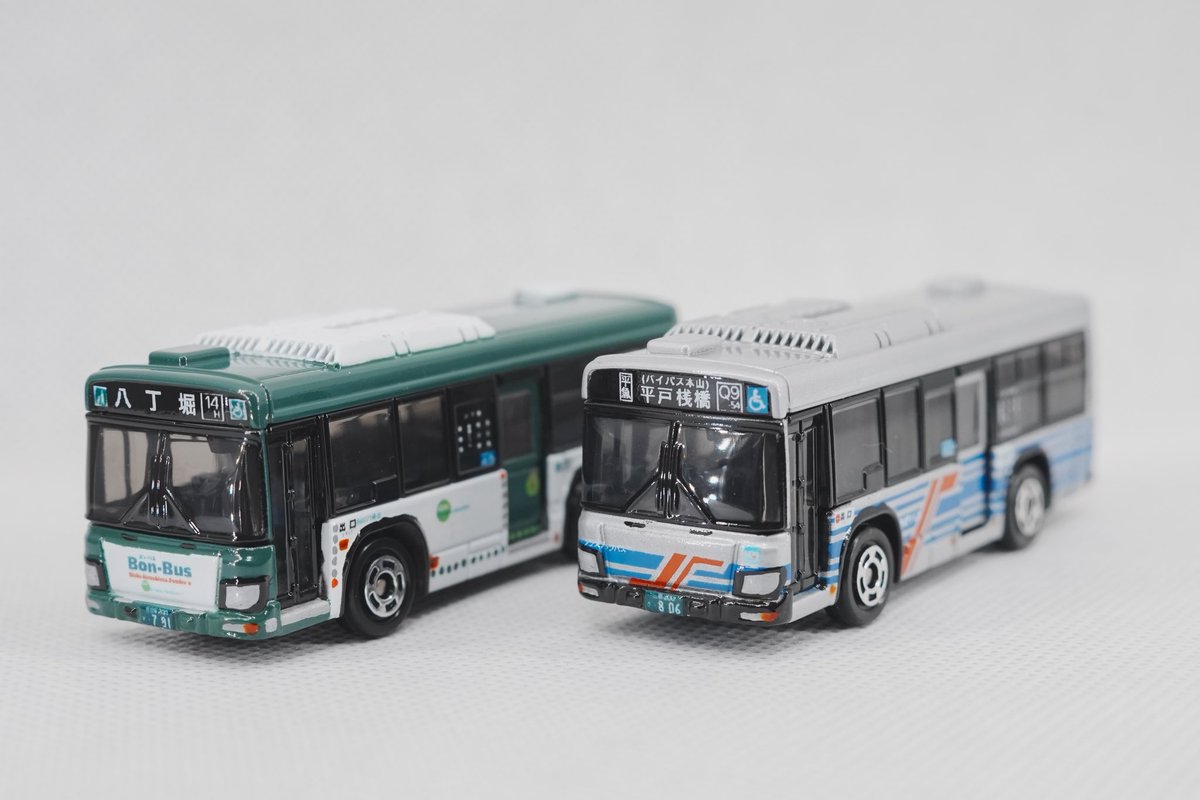 koba2's tweet photo. 広島のBon Bus、長崎の西肥バス仕様完成！！
特注トミカレベルには仕上がったと個人的には思ってます！製作はこれで五台目！次はどのバス会社様のを再現しようか悩み中。リクエストがあれば！！
#トミカ #トミカ改造 #BonBus #西肥バス https://t.co/SyBA9yAUcp