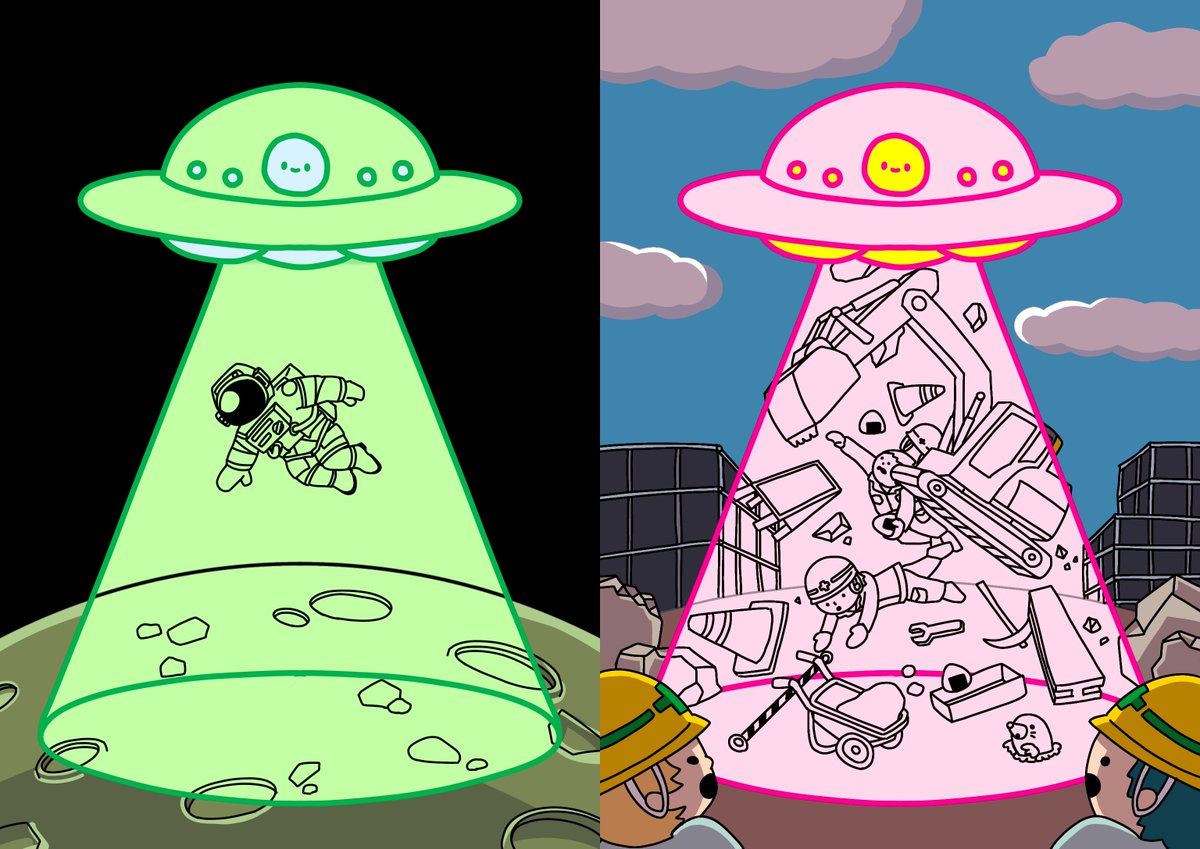 to_kodo's tweet photo. UFO！ https://t.co/xSjJonqLU5