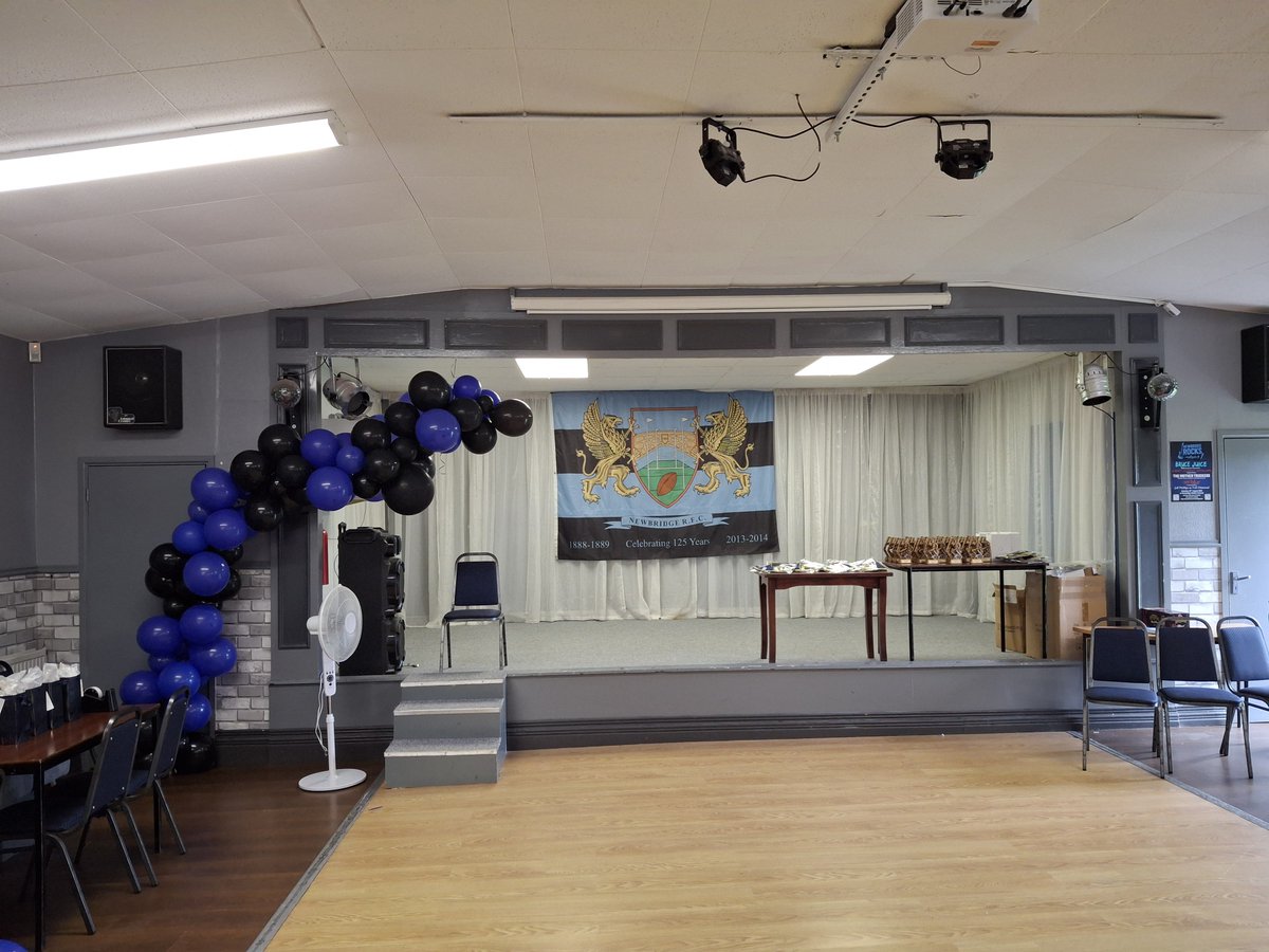 Vikings16s's tweet photo. The Stage is SET. The Finale @newbridgerfc . Lets send these boys into Youth with a great night!! #Vikings #PresentationNight #ADecadeOfNewbridgeVikings #Celebration https://t.co/t36duKTVzc