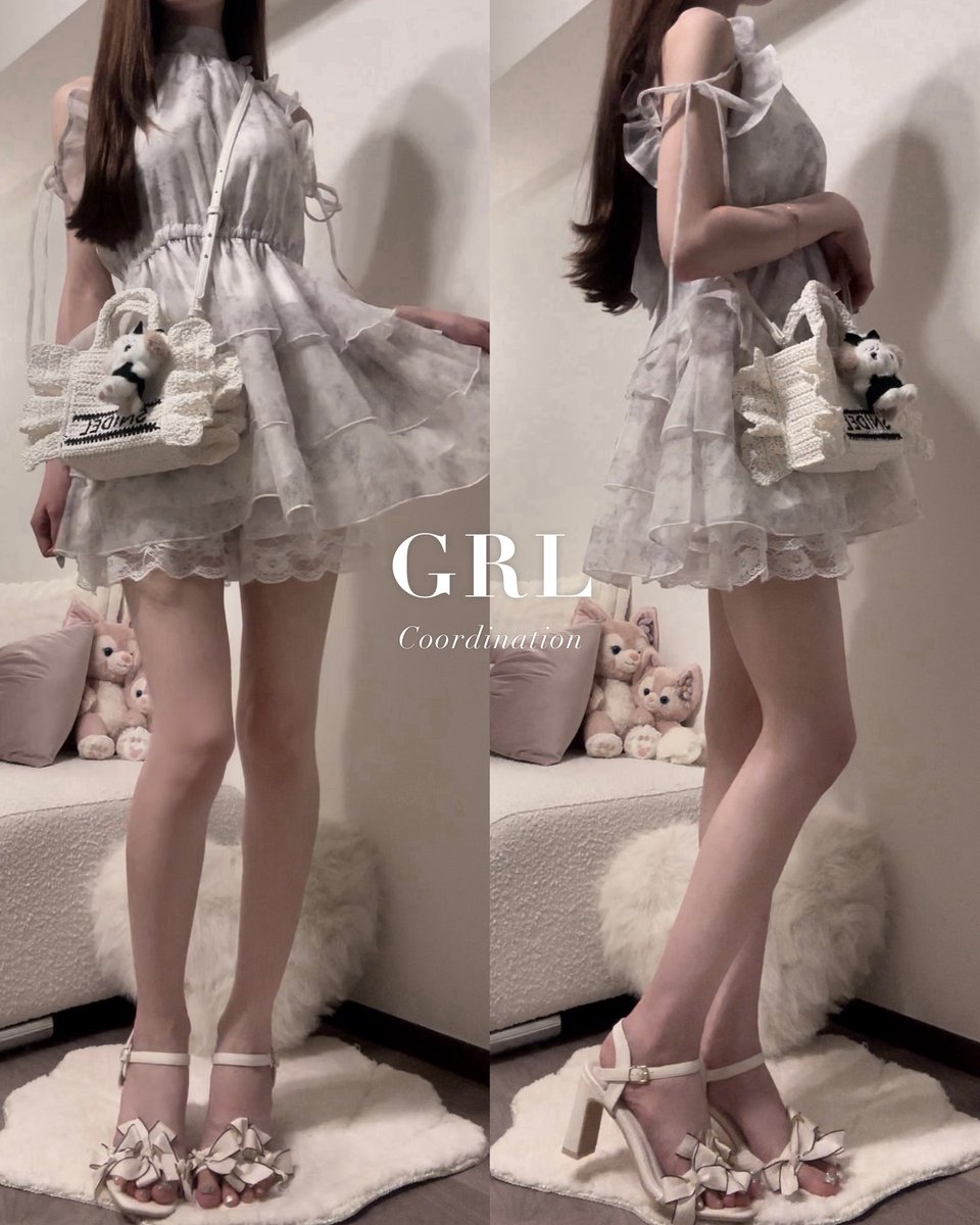 n796264's tweet photo. GRLの花柄アメスリが可愛すぎる.⋆𝜗𝜚
下にレースインパン履いたらふわふわしてもっと可愛かったです💘 https://t.co/sflzfVQs5j