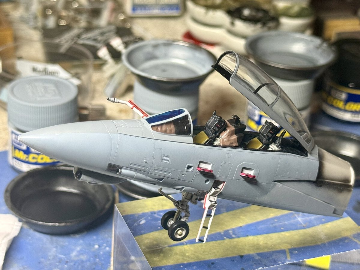 capybara_works's tweet photo. タミヤの72だからこそ
やってみたかったのです😊
#タミヤ
#ウォーバードコレクション
#F14D https://t.co/fxd2qh3fia