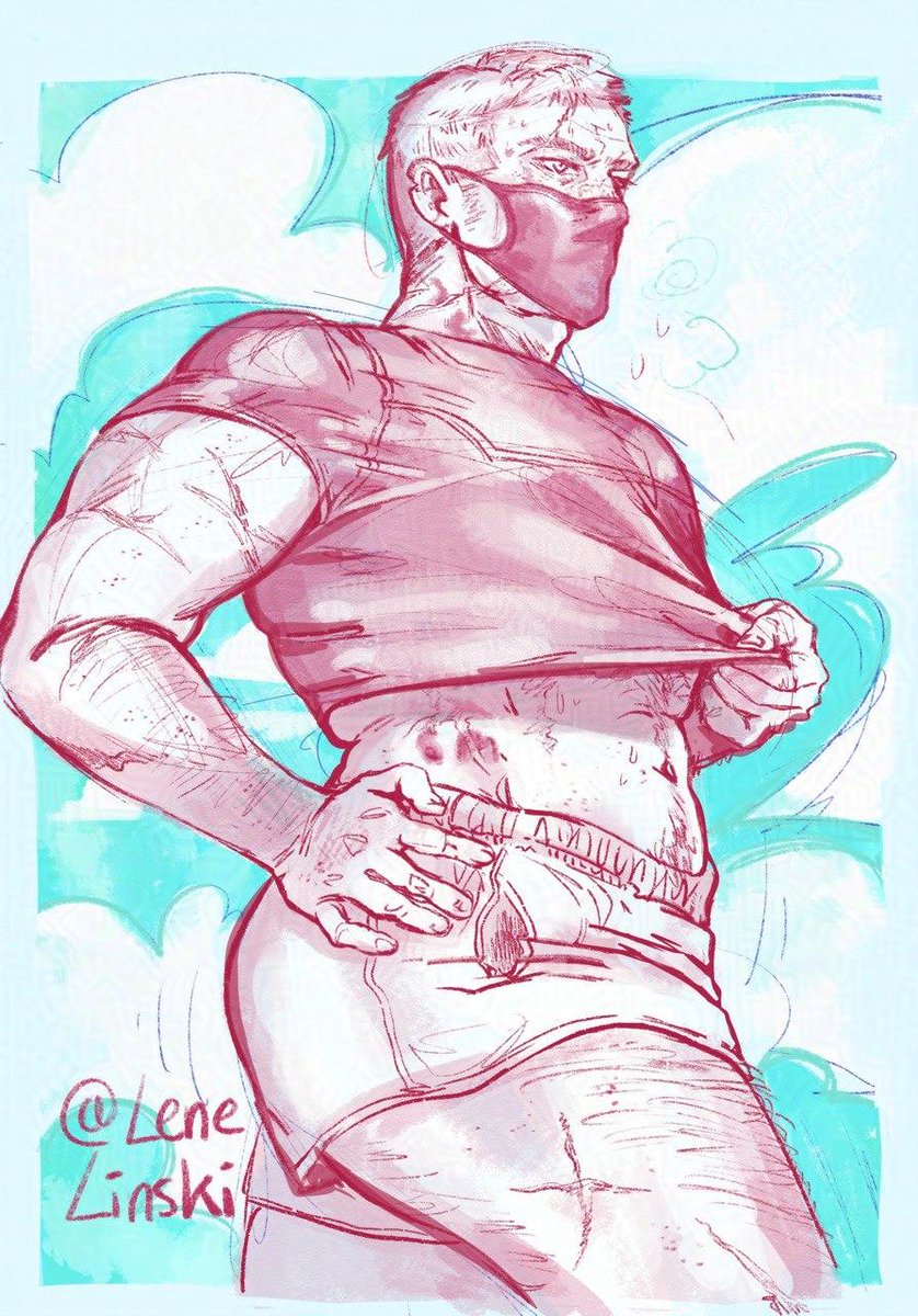 LeneLinski's tweet photo. a gift for you in this heatwave #codghost #simonghostriley #codfanart https://t.co/8rb2HMT8rn