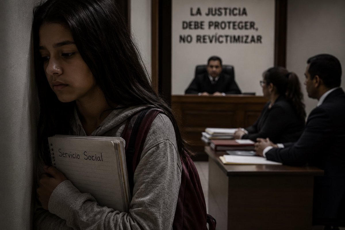 JoseMarioMX's tweet photo. Una adolescente entra a una escuela a hacer servicio social. No va a litigar, no va a defenderse, no va a enfrentarse a un adulto con poder dentro del plantel. Va a aprender. Pero denuncia acoso sexual de un docente. La escuela lo separa. Y entonces el caso cambia de escenario: ya no es el aula, es un juicio laboral.

Ahí aparece la pregunta brutal: ¿puede el derecho laboral exigirle a una menor que vuelva a sostener su dolor para que el despido sea válido? Un Tribunal Colegiado acaba de decir que no se puede analizar igual un despido común que una rescisión derivada de violencia sexual contra una adolescente. La escuela no es sólo patrón: es garante. Debe prevenir, reparar y garantizar que no se repita.

Esta tesis es de enorme calado porque pone el expediente en su lugar: primero está la víctima, no la comodidad procesal. Una institución educativa no cumple sólo corriendo al agresor; cumple cuando cambia sus protocolos, su cultura y su forma de proteger. Porque una escuela que no previene, también falla.

Aquí puedes consultar la tesis que generó este caso: https://t.co/Q5cGIkhFkz