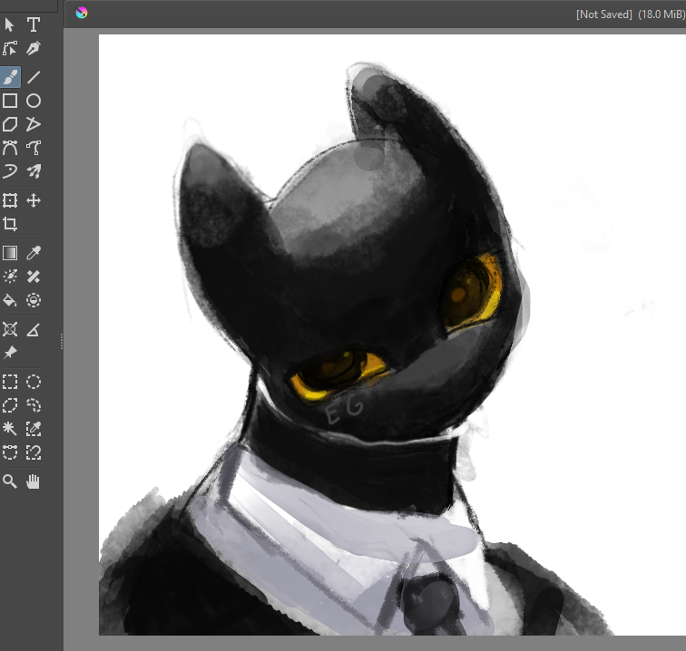 estrangedgrowth's tweet photo. ? ?? brush test #animalhospital https://t.co/vGLf2XkCp1