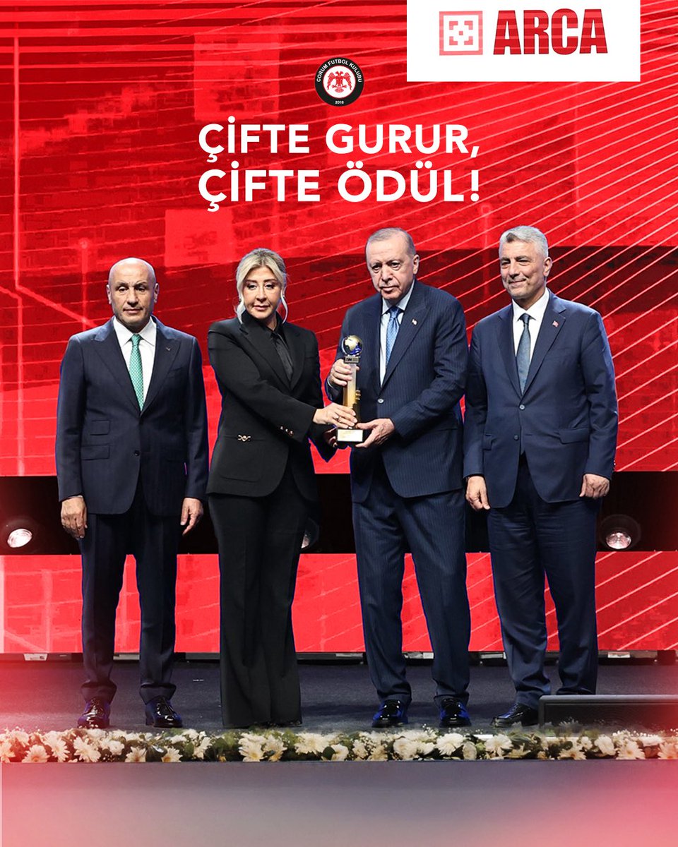 corumfk's tweet photo. Ana sponsorumuz ARCA’yı, TİM 33. Olağan Genel Kurulu ve İhracatın Şampiyonları Ödül Töreni’nde elde ettiği ihracat başarılarından dolayı tebrik ediyor, ülkemize değer katan bu gurur verici başarılarının artarak devam etmesini diliyoruz.

@arcasavunma 

Arca Çorum Futbol Kulübü ❤️🖤