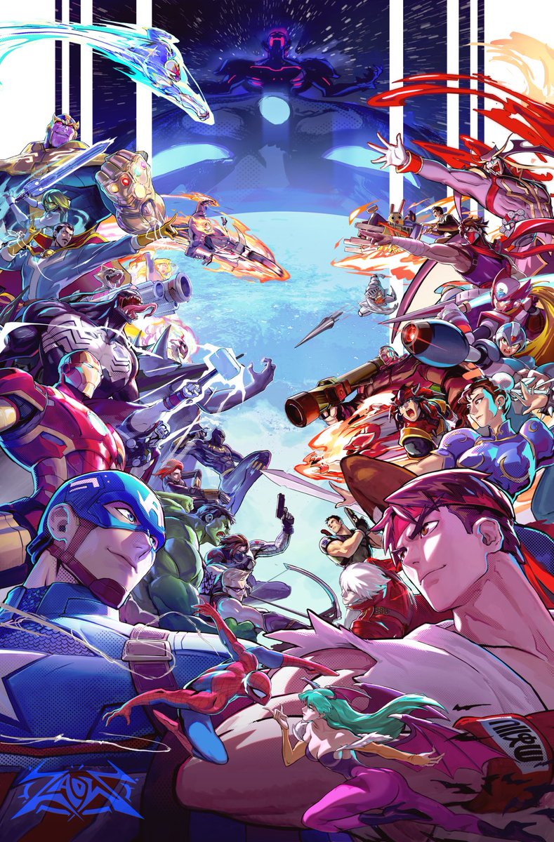 ZAOWZAOW's tweet photo. MARVEL VS CAPCOM - INFINITE &amp; BEYOND https://t.co/27WEKxeDBX