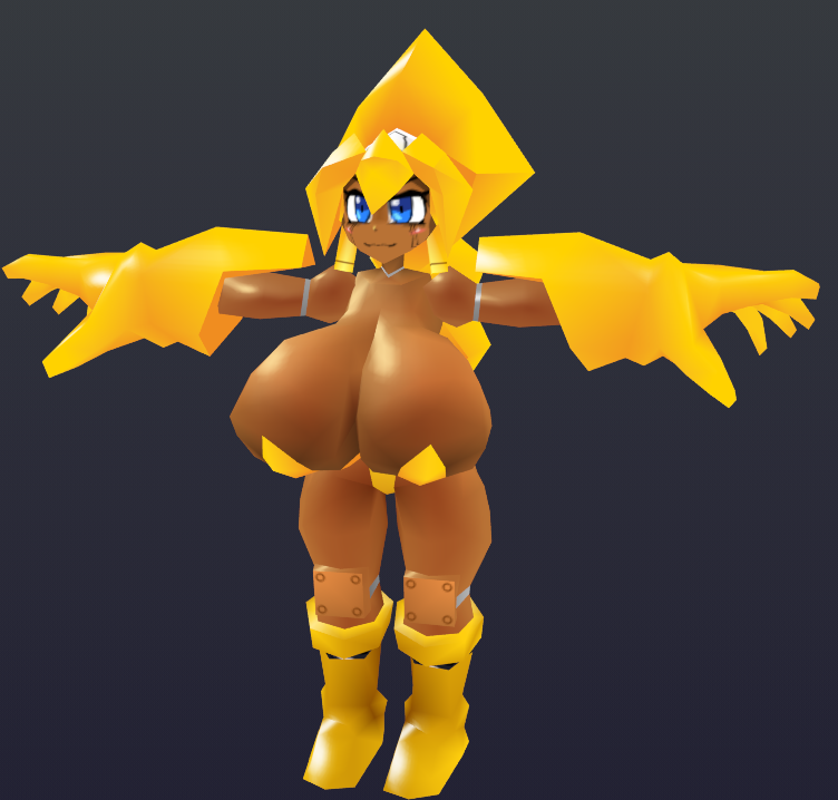 pranksterware's tweet photo. The render I made of my Martial model didn't quite convey it, but the boobs have quite some heft https://t.co/vnbsvJFnZx