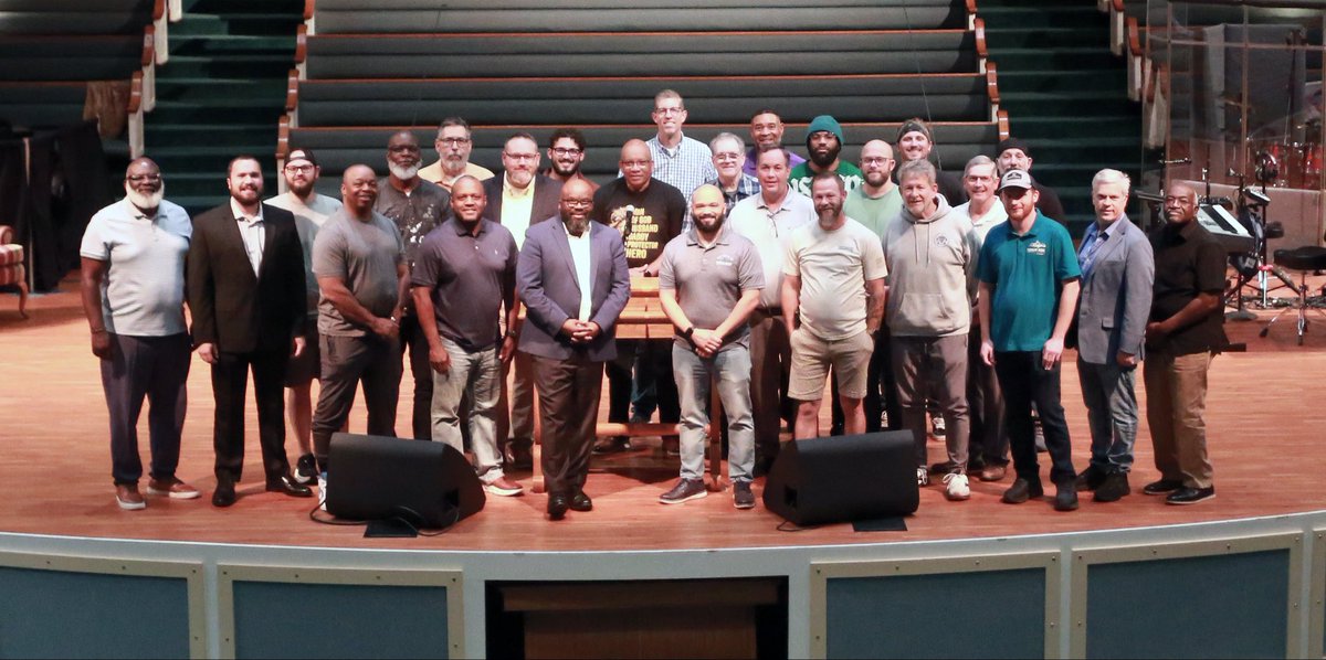 hbcharlesjr's tweet photo. It was a joy to host another Cutting It Straight Intensive at the Shiloh Church in Jacksonville, Florida. We spent two full days discussing expository preaching and a biblical philosophy of ministry. Honored that these men trusted me with their time this week. Thankful for the staff and volunteers of Shiloh that served our guests. Amazed that someone like me gets to do something as important as this!