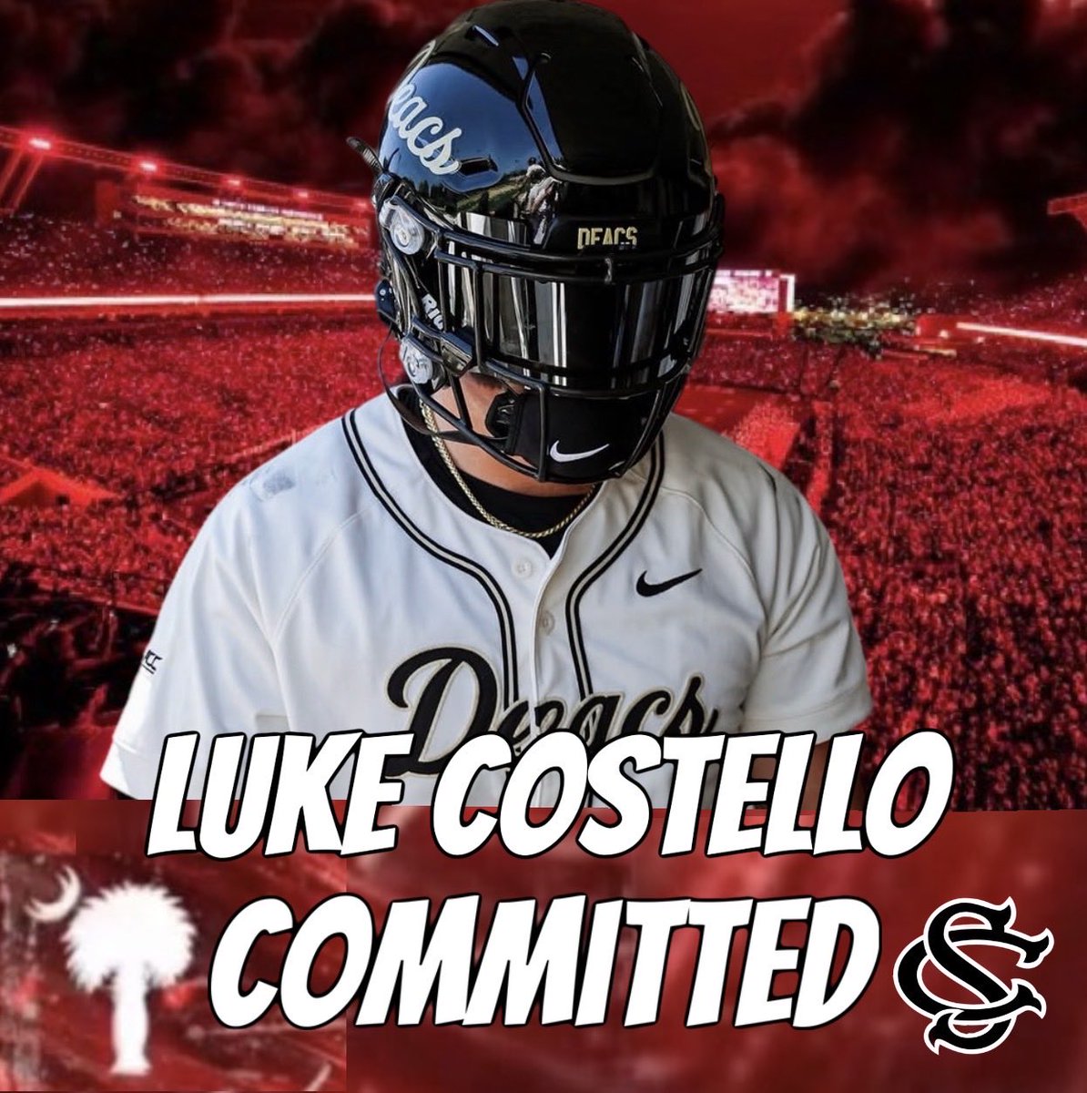 Gamecockswag201's tweet photo. Gamecocks pick up Luke Costello 6’2 Erie Cathedral Prep Erie, PA! 

Luke Costello is headed to South Carolina after hitting .302 with 17 HR, 62 RBI and a 1.084 OPS this season.

He’ll also join his brother Andrew in Columbia https://t.co/CnqG0TGMQj