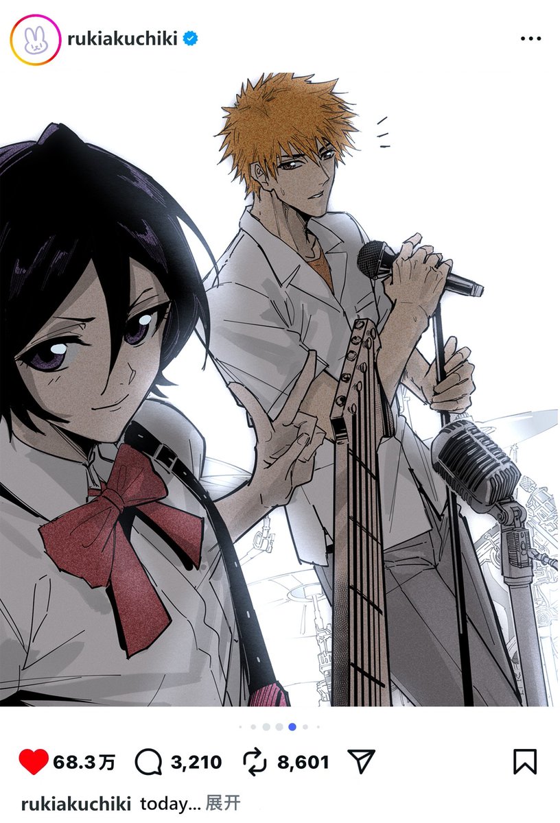 silegesi1's tweet photo. #BLEACH
#ichiruki
Band Girl Rukia’s Instagram update https://t.co/HGQnw7dbN8