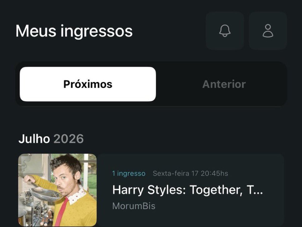 d4nneeluv's tweet photo. VENDO INGRESSO HARRY STYLES TOGETHER, TOGETHER TOUR SP

📅 17/07 (sexta)
🎫 Pista - Meia Estudante 
💰400,00
‼️Motivo: consegui pit depois 

(ja vendi mto ingresso aq podem confiar 😞 https://t.co/TiDAhODNcZ