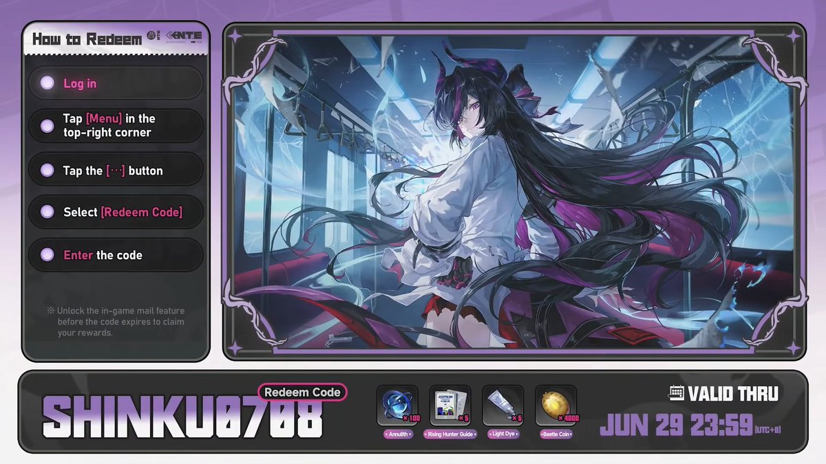 ikarot_streamer's tweet photo. Codigos del livestream v1.2 de #NTE para cobrar ingame lo antes posible

SHINKU0708
999NIGHTS
IROI0729

#ikarot #vtuber #NevernessToEverness https://t.co/QvEikoZ982
