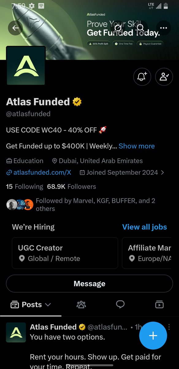 Humble_FX_Me's tweet photo. @chap_trader @atlasfunded @atlas_futures @PipsCabal @Marveblaqk 
@Marvelbkaqkk 
@Solomon
All tasks are completed 🙌 https://t.co/tYfE0TUuUR