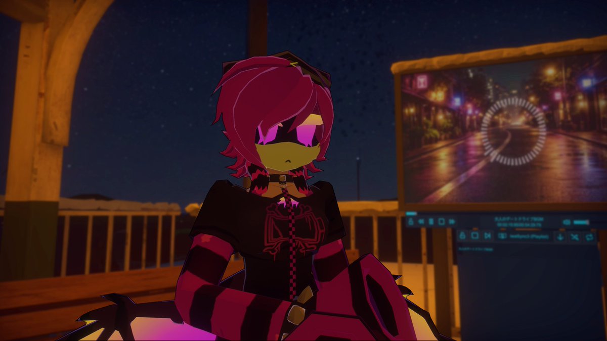 FusionTheYT's tweet photo. Scrunkly Uzi! 💜

#murderdrones #mdtwt #md #UziDoorman #VRChat #VRC https://t.co/hyVlJKnQVQ