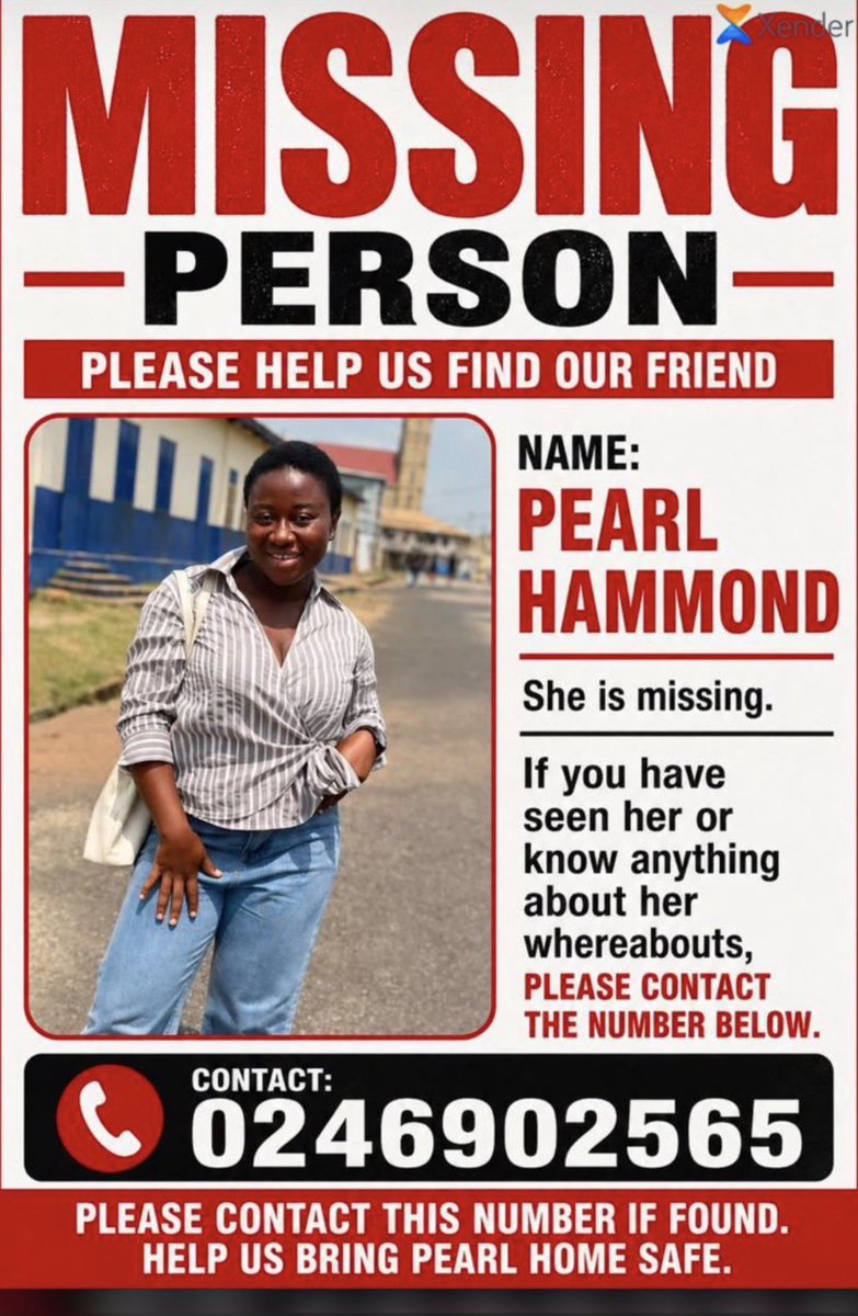 real_Eli's tweet photo. RT to bring Pearl Hammond back home https://t.co/kiXb0uq4Mm
